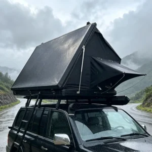 Foldout Auto Open Hard Shell Rooftop Tent Aluminum One Bedroom 4 Season Overlanding SUV | Hartschalen Dachzelt