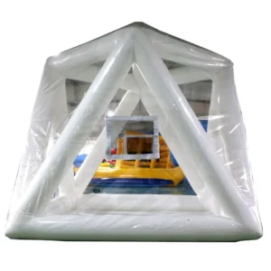 Football Shape Air Inflatable Transparent Bubble Tent Glamping Tent Luxury Hotel