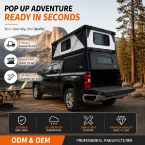 Ford Maverick Rooftop Tent Hard Shell Quick Setup Lightweight Jeep Gladiator BYD Shark 6