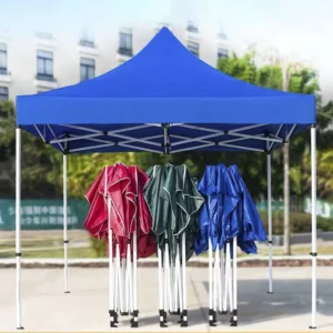 Four-Corner Advertising Tent Wind-Resistant Rainproof UV Coated Quick-Setup Outdoor Tent