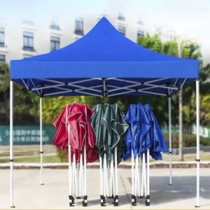 Four-Corner Advertising Tent Wind-Resistant Rainproof UV Coated Quick-Setup Outdoor Tent