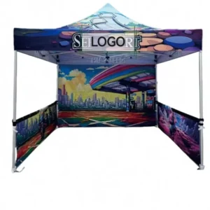 Four-Corner Aluminum Alloy Foldable Advertising Tent for Outdoor Exhibitions