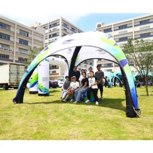 Four-Leg Inflatable Advertising Tent, Large Outdoor Shelter for Night Markets, Car Shows, and Exhibitions