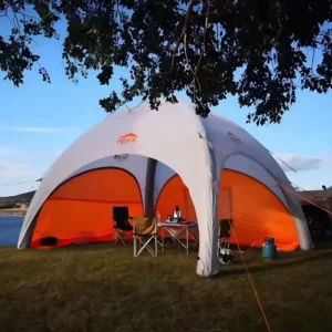 Four-Leg Inflatable Advertising Tent, Outdoor Air Model for Mall, Sports, and Corporate Exhibitions, Custom Logo Sun Shelter