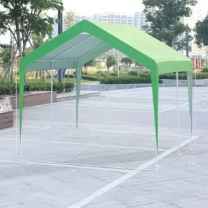 Four Legged Outdoor Canopy Tent Sunshade Rain Shelter with Removable Cloth for Vendor Stall Carport Camping Gathering