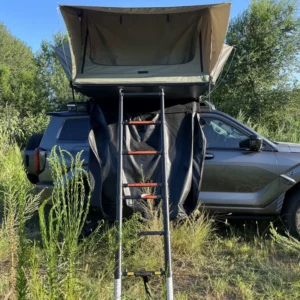 Four-Season 280gsm Oxford Fabric Aluminum Alloy Portable Rooftop Tent SUV Camping Overland Waterproof UV Windproof Quick Setup