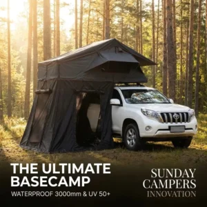 Four-Season All-Weather Soft Shell Rooftop Tent with Sun Protection and Waterproofing for Long-Distance Self-Driving Tours