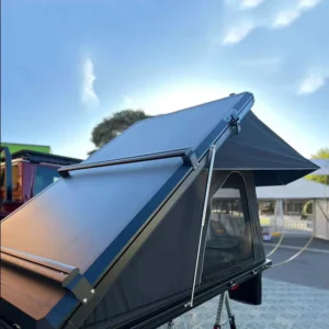 Four-Season Aluminum Alloy Hard Shell Rooftop Tent with Automatic Opening, Double Layer, Extended Type
