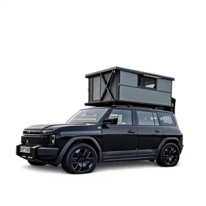 Four-Season Aluminum Alloy Hard Shell Rooftop Tent with Quick Automatic Opening, 2-4 Person Capacity, and High-Density Foam Mattress