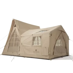 Four-Season Aluminum Dome Double-Layer Waterproof Breathable Mesh and Canvas Camping Tent