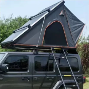Four-Season Aluminum Hard Shell Rooftop Tent for 4×4 Camping Cars, Automatic Opening Waterproof