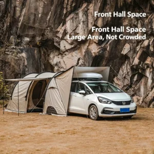 Four Season Camouflage Double Layer Five to Eight Person Easy Build Vehicle Car Tail Tunnel Tent