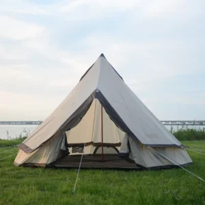 Four Season Canvas Door Sale 7M Large Extra Brown Accessories Event House Cotton Glamping Bell Tents Single One Bedroom Living