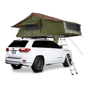 Four Season Canvas Waterproof Rooftop Tent with Mesh Window for Outdoor Camping