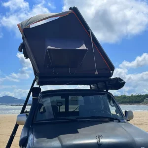 Four-Season Double Layer Aluminum Alloy Car Rooftop Tent Quick Setup Waterproof Hard Shell Oxford 2-3 Person Factory Price for