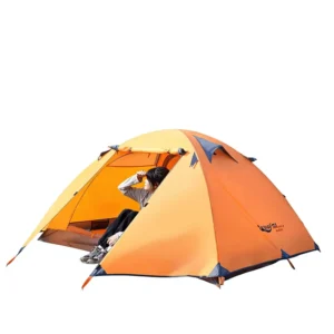Four Season Hiking Tent Lightweight Convenient Waterproof Double layer Overnight Camping