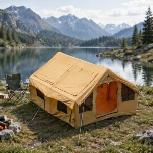 Four Season Inflatable Double-layer Tent One Room One Hall Structure Ready-to-Use Waterproof Sunproof Portable