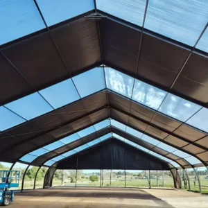 Four Season Modular Aluminum Structure Event Tent with PVC Fabric Curve Shape Design with Flooring