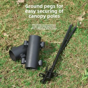 Four-Season Mountain Climbing Camping Tent Shade Shelter with Aluminum Alloy Support Poles