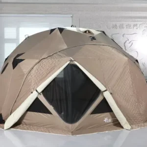 Four-Season Oxford Camouflage Dome Tent Large Winter Waterproof One Bedroom for Outdoor Family Use