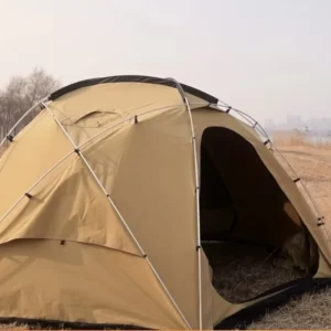 Four Season Waterproof Family Tent Big Space with Aluminum Poles and Canvas Fabric
