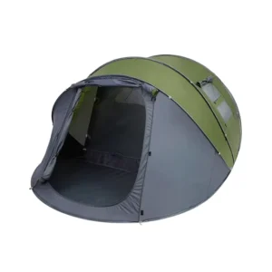Four Seasons Waterproof Windproof Aluminum One Bedroom Quick Automatic Opening 3 4 Person Hiking and Camping Tent