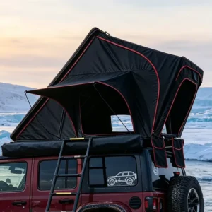 Four season 2 Person One Bedroom Waterproof Aluminum Roof Top Tent Hardshell for 4WD SUV