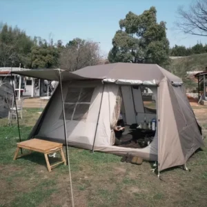 Four-season Hard Shell One Bedroom Oxford Fabric Camping Tent Waterproof Outdoor Event Family Wild Party