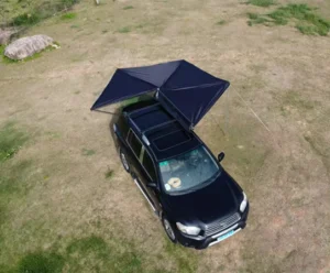 Foxwing Vehicle Side Awning Quick Open Free Standing Oxford Single Layer Breathable 270 Degree Four Season Lightweight SUV