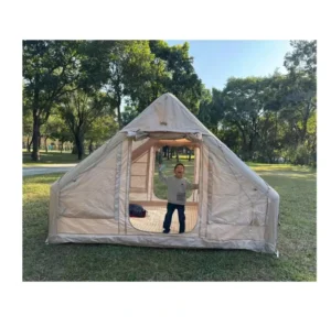 Free Shipping 3000 Mm High Quality Inflatable Double Inflatable Camping Air Tent Fourseason Tent Floating Tent