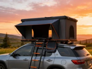 Free Shipping Easy Install Jeep Compatible Roof Top Tent Hard Shell in Outdoor Camping Trips