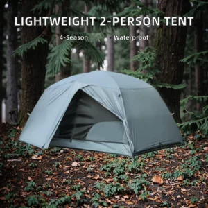 Free Standing Lightweight Oxford Tent Aluminum Alloy Diagonal Bracing Double Layer Quick Opening Waterproof 3000mm 4 Season