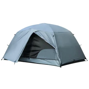 Free Standing Lightweight Oxford Tent Diagonal Bracing Double Layer Quick Opening Waterproof 4 Season One Bedroom Camping Tent