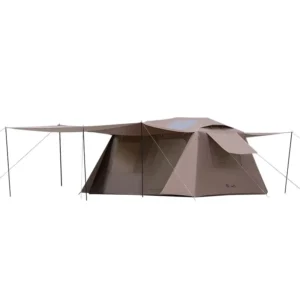 Full-Automatic Inflatable Roof Ridge Camping Tent with Curtain Portable