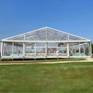 Full Clear Roof Transparent Wall Wedding Marquee Outdoor Lawn Banquet Party Tent for Reception Corporate Dinner Event