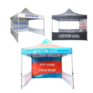 Full Color Advertising Heavy Duty Steel Frame 10x10ft 10x20ft Printing Logo Custom Trade Show Tent