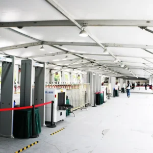 Full Glass Wall Pop up Retail Tent Outdoor Clothing Sale Trade Show Marquee for Mall Limited Time Brand Store
