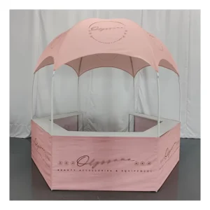 Full Printed Trade Show Dome Canopy Tent with Removable Counter Table