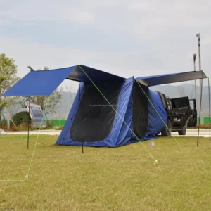 Full Size SUV Car Tent for 6 People Tailgate Family Camping Tent with Awning Shade for Van & SUV Vehicles