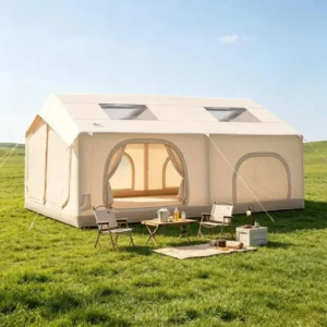 Full-automatic Inflatable Tent Camping Overnight Rainstorm-proof Outdoor Two-room-hall Portable Equipment Complete Set