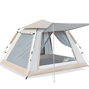 Fully Automatic Four-sided Oxford Cloth Tent Outdoor Sun Protection Quick-open Portable Single Layer 3-4 Person Camping Picnic