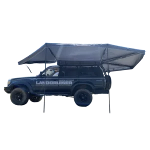GVD10 Sunproof 2.0m 2.5m Car Rooftop Tent Aluminum Alloy Frame LED Lights Free Standing 360 Degree Awning 5 8 People