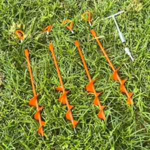 Galvanized Fix Peg Custom Surface Treated Ground Anchor Camping Tent Accessory