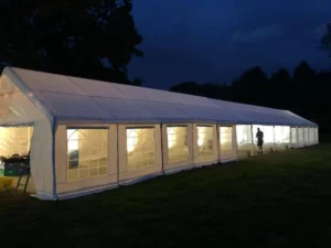 Galvanized Steel Pipe Wedding Party Tent Inflatable Cube Marquee Tent for Event Party