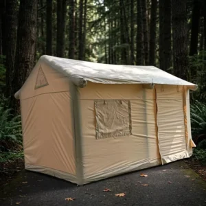 Garden Inflatable Cabin Tent Spacious for Family Glamping Portable Waterproof Quick Setup Camping Tent