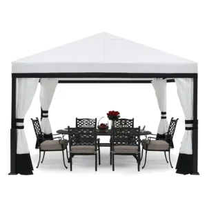 Garden Outside Gazebo Tent with Mosquito Netting Outdoor Canopy Shelter Canopy Top Gazebo