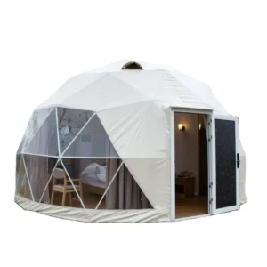 Geodesic Ball Dome Tent for Music Festivals, Stylish Accommodation for Festival Guests