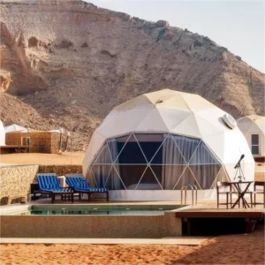 Geodesic Dome Ball Tent for Sustainability Exhibitions, Green Energy Pavilions and Environmental Protection Shelters