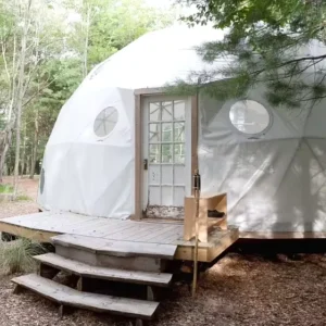 Geodesic Dome Prefabricated Half-Sphere Glamping Dome Tent