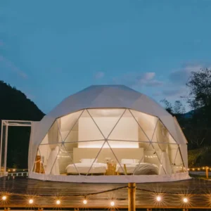 Geodesic Round Dome Tent for Trade Show Glamping